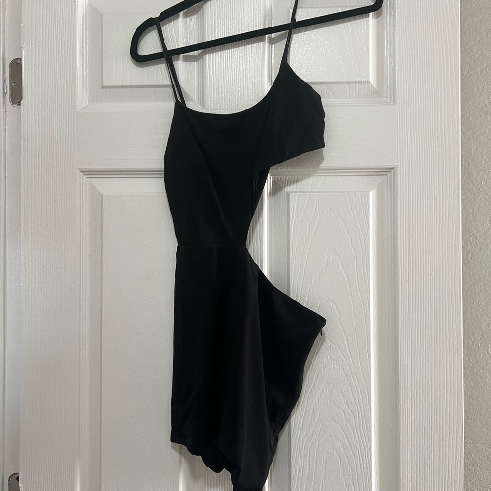 Black Cutout Romper (Superdown/Revolve) - image 6